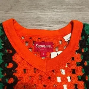 Supreme | Shirts | Supreme Crochet Football Jersey | Poshmark